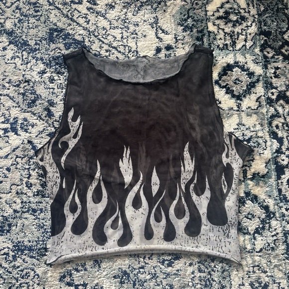Billy Bones Club Tops - Billy Bones Club Burner Mesh Flame Top